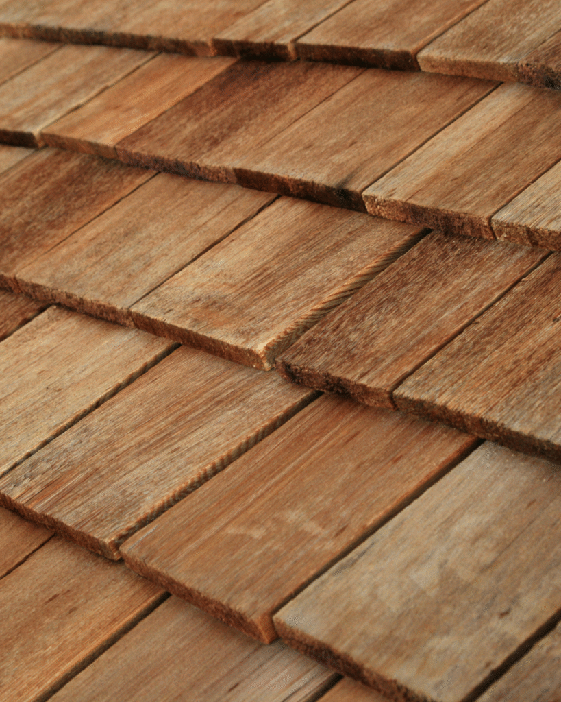 Cedar shake roofs